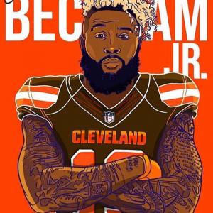 小贝克汉姆Odell Beckham Jr的VKontakte主页(@obj)